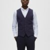 Selected Homme Slim-Liam Waistcoat Navy Blazer