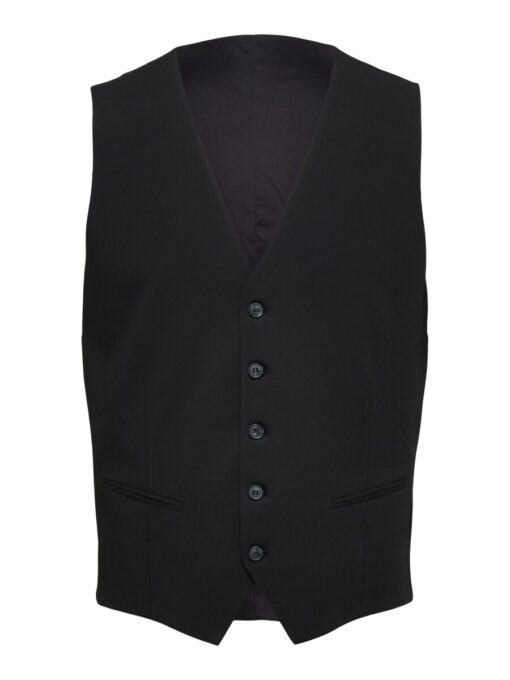 Selected Homme Slim-Liam Waistcoat Black