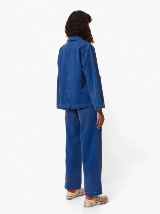 Nudie Jeans Lovis Herringbone Jacket Blue