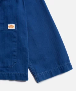 Nudie Jeans Lovis Herringbone Jacket Blue