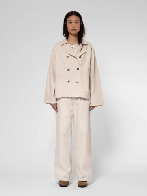 Nudie Jeans Bibbi Workwear Sailor Jacket Ecru