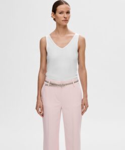 Selected Femme Dianna Top Bright White