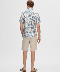 Selected Homme Slimethan Aop SS Shirt Dragonfly