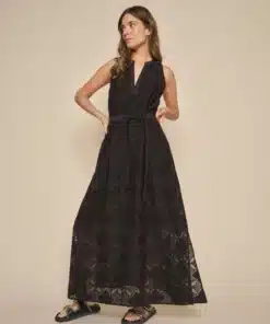 Mos Mosh Paolina Lace Dress Black
