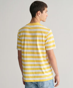 Gant Stripe SS T-shirt Smooth Yellow