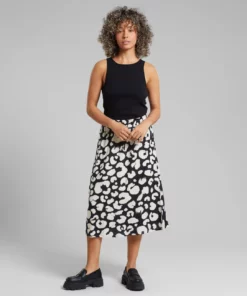 Dedicated Skirt Klippan Painted Leopard Black