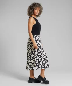 Dedicated Skirt Klippan Painted Leopard Black