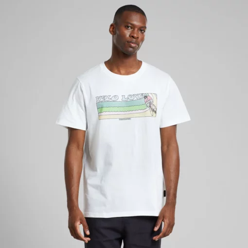 Dedicated T-shirt Stockholm Retro Velo Love Off-White