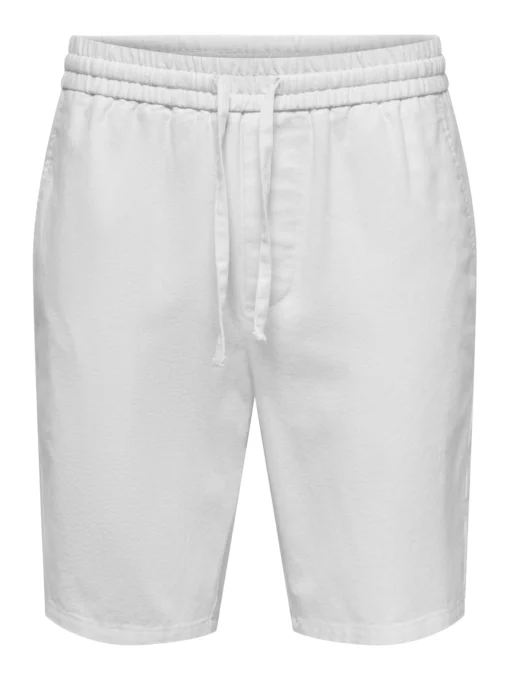 Only & Sons Linus Shorts Bright White