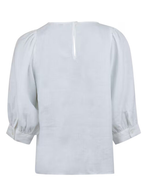 Stenströms Carmen White Linen Blouse