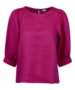 Stenströms Carmen Dark pink Linen Blouse