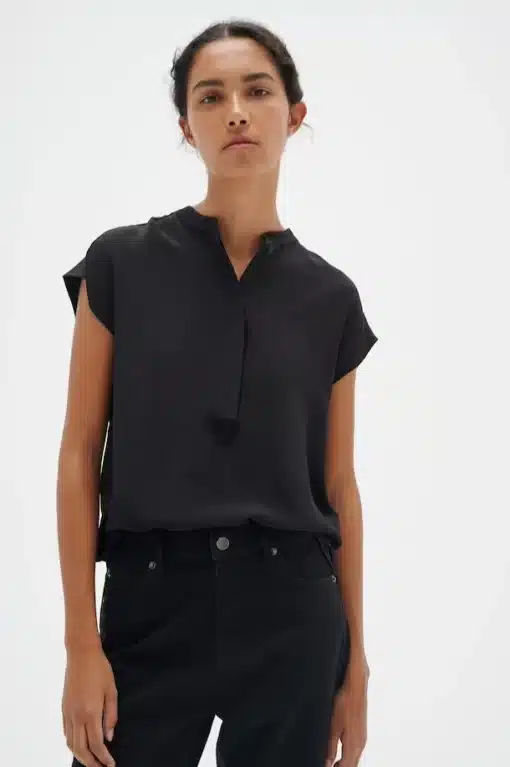 InWear LUcie Top Silk Premium Black