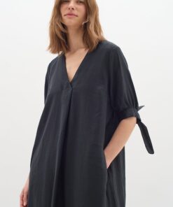 InWear Erza Linen Dress Black