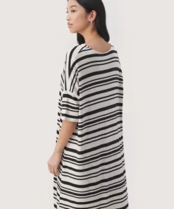 Part Two Gericka Dress Black Stripe