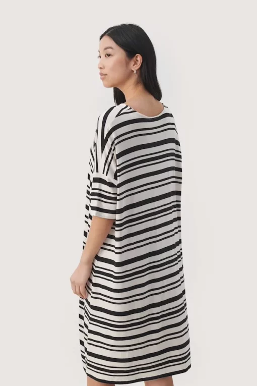 Part Two Gericka Dress Black Stripe