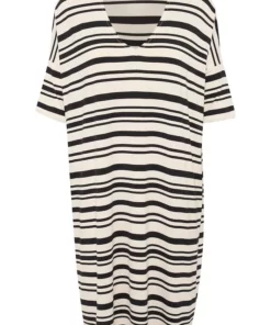 Part Two Gericka Dress Black Stripe