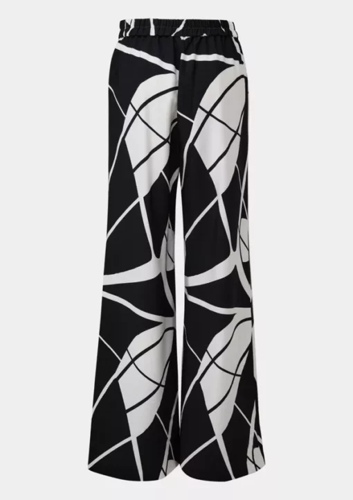 Comma, Palazzo Trousers Black