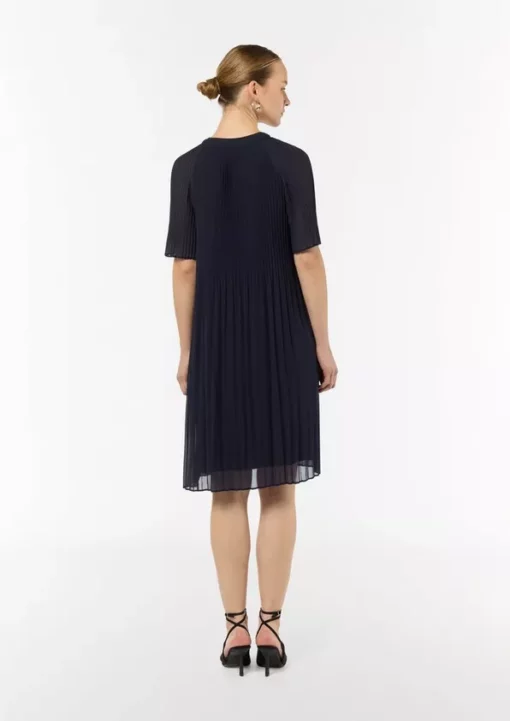Comma, Plisee Dress Navy