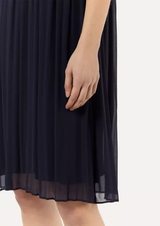 Comma, Plisee Dress Navy