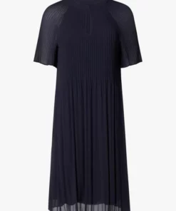 Comma, Plisee Dress Navy