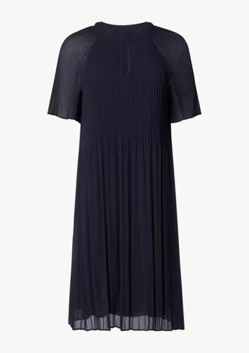 Comma, Plisee Dress Navy