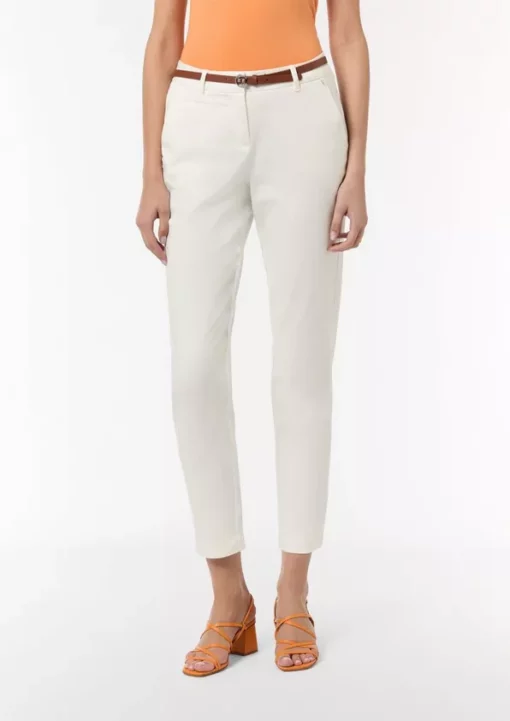 Comma, Chino Trousers White