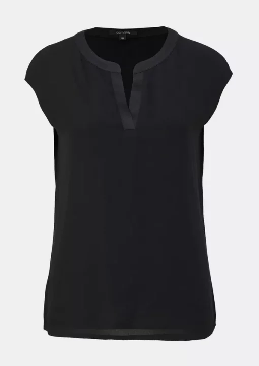 Comma, Layered Top Black