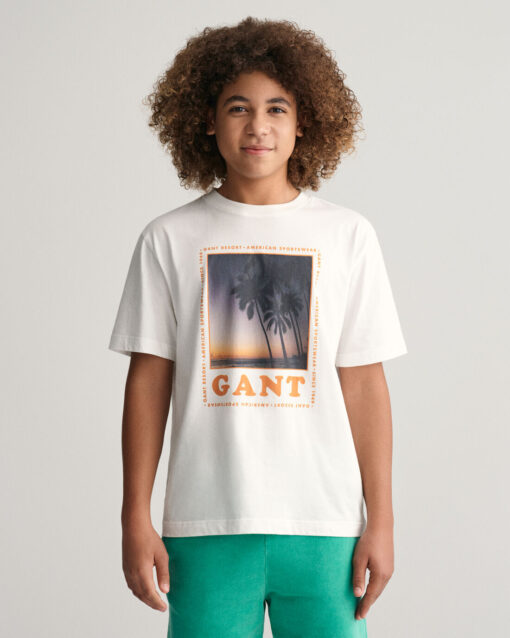 Gant Teens Resort Relax T-shirt White