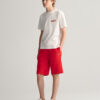 Gant Teens Shield Sweat Shorts Bright Red