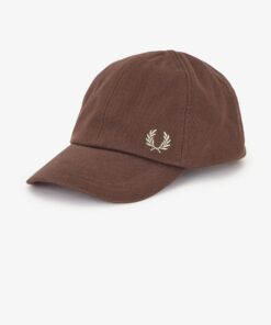 Fred Perry Classic Piqué Cap Carrington Brick / Warm Grey