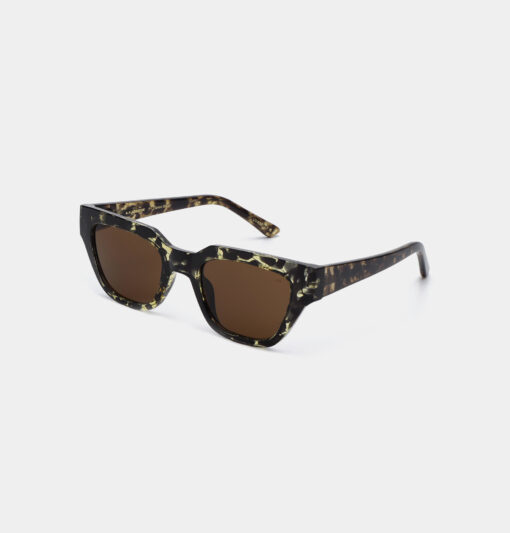A.Kjaerbede Kaws Sunglasses Black/Yellow Tortoise