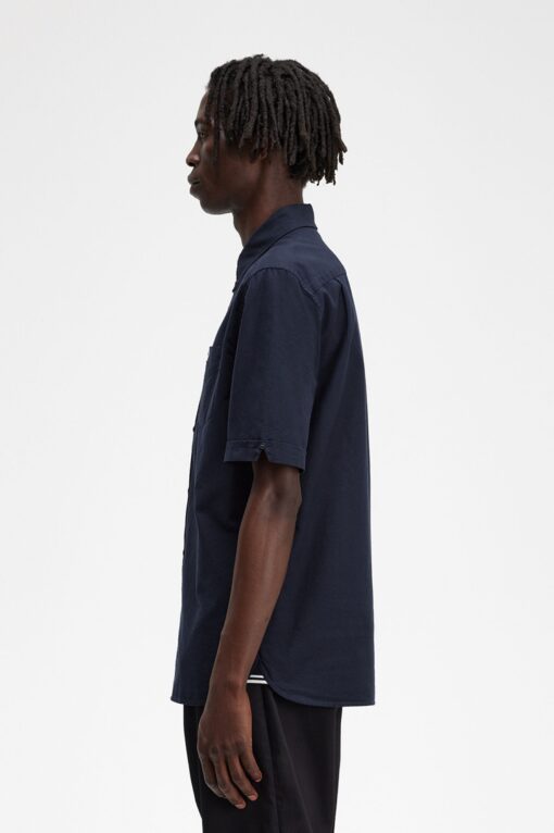 Fred Perry Oxdort SS Shirt Navy