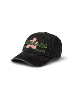 PICA PICA Floweboys Cap Washed Black