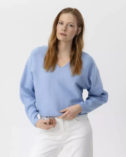 Holebrook Barbro V-neck Light Blue
