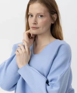 Holebrook Barbro V-neck Light Blue
