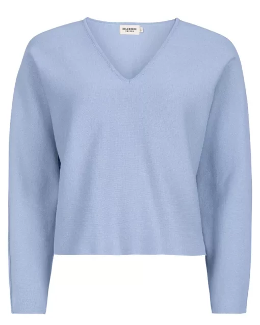 Holebrook Barbro V-neck Light Blue