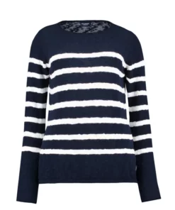 Holebrook Isabella Boatneck Navy/White