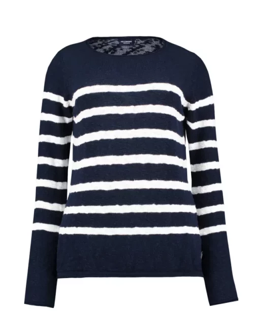 Holebrook Isabella Boatneck Navy/White