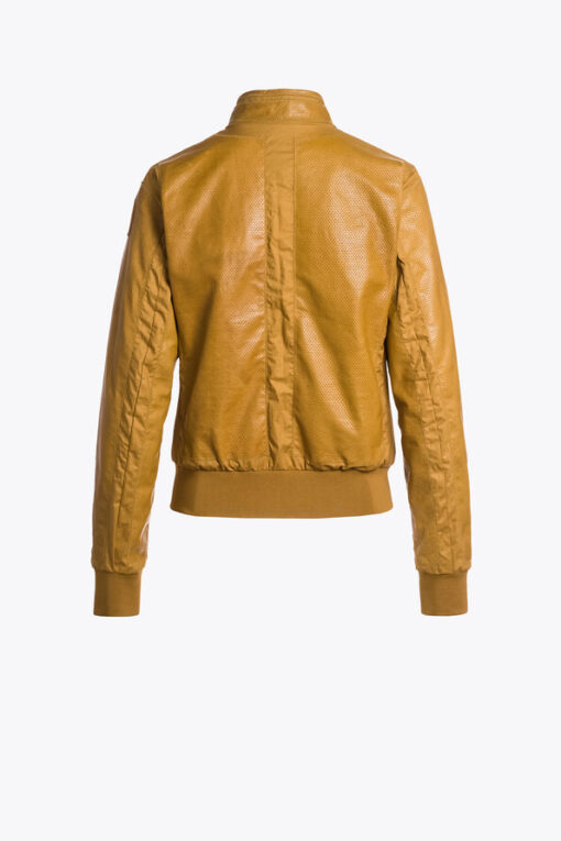 Parajumpers Ettie Leather Jacket Cinnamon