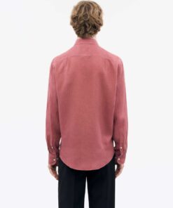 Tiger of Sweden Spenser Linen Shirt Rose Brown