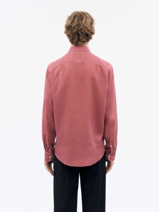 Tiger of Sweden Spenser Linen Shirt Rose Brown