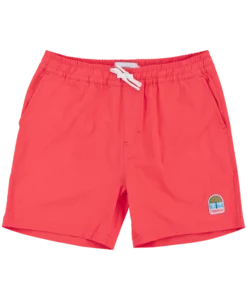 Makia Beach Hybrid Shorts Red