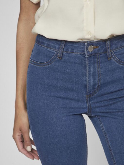 Vila Jeggy Ana Capri Leggins Medium Blue Denim