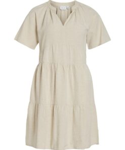 Vila Prisilla Dress Super Light Natural Melange
