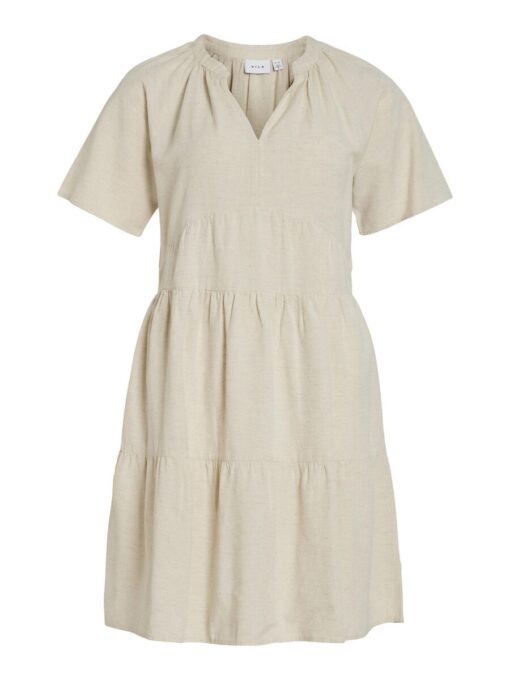 Vila Prisilla Dress Super Light Natural Melange