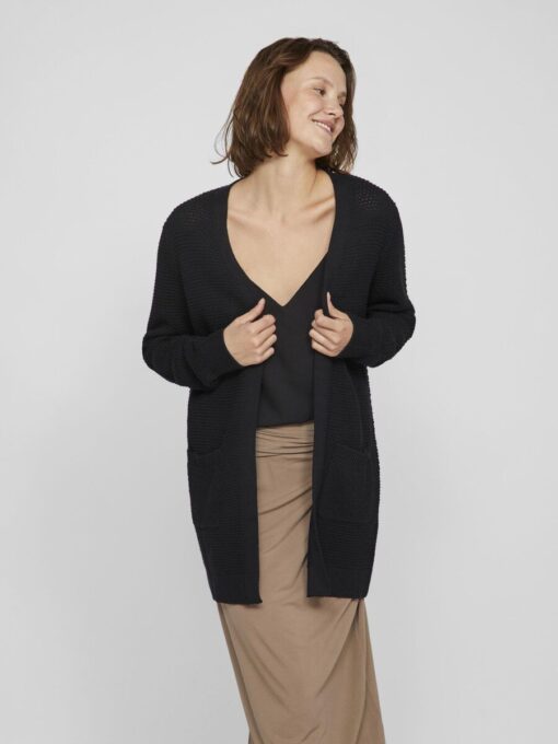 Vila Dalo Knit Cardigan Black