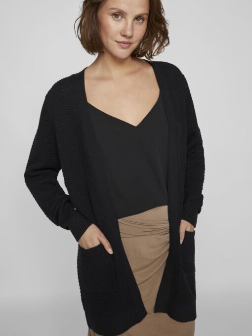 Vila Dalo Knit Cardigan Black