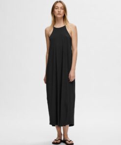 Selected Femme Anola Ankle Dress Black