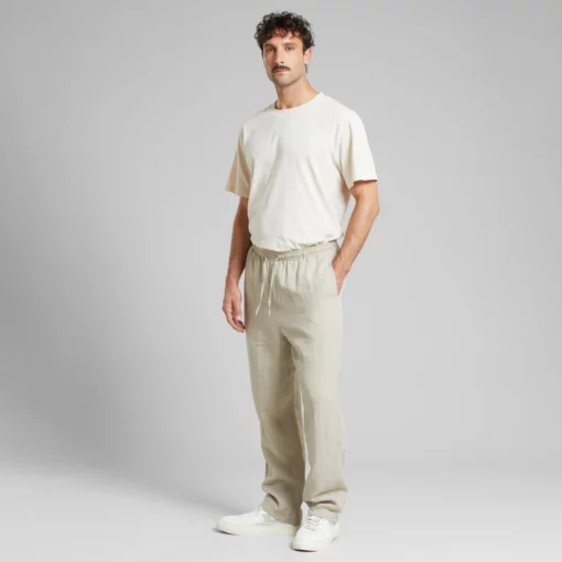 Dedicated Pants Klitmoeller Linen Ecru