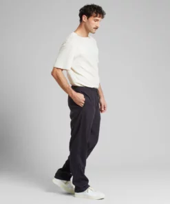 Dedicated Pants Klitmoeller Linen Phantom Black